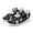 Black White Soccer, variant on Boys Soccer Cleats Kids Football Cleats Lightweight Training Soccer Shoes Firm Ground Youth Football Shoes Size 1
