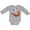 AC-Heather Grey, variant on Inktastic Cute Otter and Beachball Boys or Girls Long Sleeve Baby Bodysuit