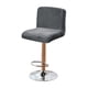 thumbnail image 1 of Matsuzay Funda protectora para silla de comedor de 4 piezas, tela de primera calidad, funda de cojín para taburete extraíble de fácil cuidado Decoración del hogar gris oscuro, 1 of 6