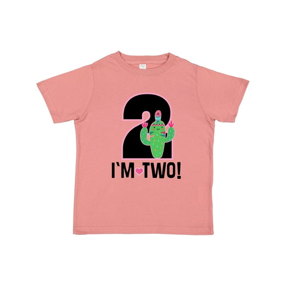 Inktastic 2nd Birthday Cactus Tribal for 2 Year Old Girls Toddler T-Shirt