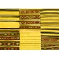 thumbnail image 1 of Ahgly Company Indoor Rectangle Patchwork Yellow Transitional Area Rugs, 5' x 8', 1 of 4