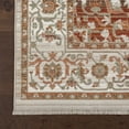 thumbnail image 4 of nuLOOM Oliveira Floral Medallion Fringe Area Rug, 8' 10" x 13', Brown, 4 of 8