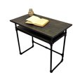 thumbnail image 6 of American Furniture Classics OS Home and Office Model PDSK-BS Industrial vintage Home Office Pipe Desk with Lower Shelf Metal with Reclaimed Aged-Wood Finish, 6 of 10