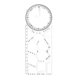 thumbnail image 1 of Regla geométrica, regla de medición matemática, herramienta de medición transparente con escala, Escuela primaria, 1 of 9