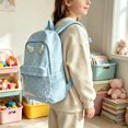 thumbnail image 3 of Cute Angel Wing Polka Dot Backpack Multi Color Portable Teen School Holiday Gift Bag, 3 of 7