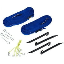 Park & Sun Sports Outdoor Volleyball Boundary Webbing with Ground Stakes