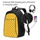 thumbnail image 2 of Balery Burger 1 Mochila con carga USB para hombre y mujer - Mochila impermeable y antirrobo para portátil con puerto USB para viajes, trabajo, estudios y universidad, 2 of 7