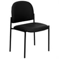 thumbnail image 2 of Scranton & Co Chaise Latérale Empilable en Similicuir Noire, 2 of 4