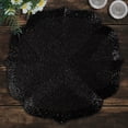 thumbnail image 2 of Black Beaded Placemats Set of 4 for Dining Coffee Table Scratch Heat Stain Resistant Charger Kitchen Decor Durable Tablemats - Fall Autumn Thanksgiving Holiday - 13.75 Inches, 2 of 7