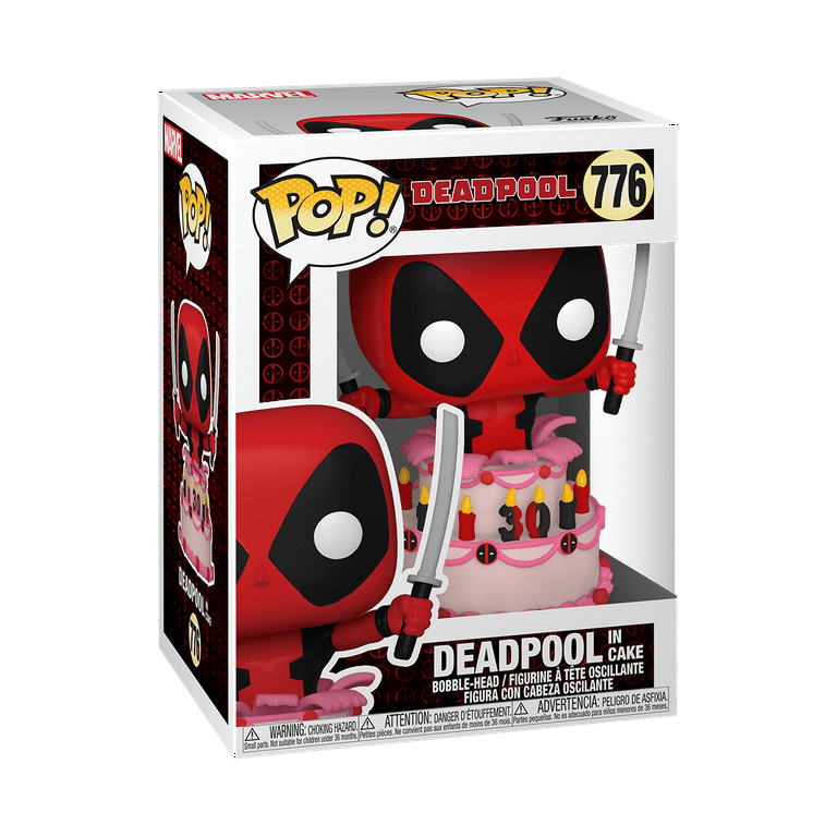 大人気新品  POP Marvel: Deadpool 30th - Deadpool in Cake, Multicolor フィギュア・コレクタードール