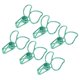 thumbnail image 2 of Clips De Carpeta, Fuerte Fuerza De Sujeción, Forma De Melocotón, Pinzas De Papel De Material Metálico De Dibujos Animados Lindos, 100 Piezas Para Oficina ANGGREK Verde, 2 of 8