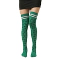thumbnail image 1 of WEAIXIMIUNG Chaussettes Garçon Tout-Petit Femmes Filles Mode Irlandaise St. Festive Rayée Mi-Mollet Bas, 1 of 3