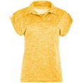 thumbnail image 3 of Ladies Electrify 2.0 Polo Xs Light Gold Heather, 3 of 4