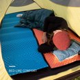 thumbnail image 3 of Eigraketly Alfombrilla de aluminio para exteriores ultraligera, almohadilla para dormir para personas individuales, cama plegable impermeable para carpas Azul, 3 of 6