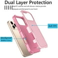 thumbnail image 2 of iPhone 17 Pro Max Case , 2 in 1 Phone Case for iPhone 17 Pro Max 6.9 inch ,Takfox Shockproof Protection Heavy Duty Armor Hard Plastic & Rubber Rugged Full Body Bumper Cover- Rose Gold, 2 of 9