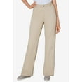 thumbnail image 4 of Woman Within Plus Size Petite Perfect Relaxed All-Cotton Denim Five-Pocket Jeans, 4 of 6