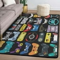 thumbnail image 2 of Gaming Area Rugs Gamer Player Rug for Boys Room Decor Teens 3D Video Game Controller Room Mat Carpet Decor for Bedroom Living Room Playroom Carpet Green (59"x39"), 2 of 6