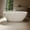 White Tub - Satin Nickel HDW, variant on OVE Ayago 66 in. Freestanding White Bathtub Kit Gold Hardware