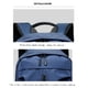 thumbnail image 5 of Mochila para portátil de 15,6 pulgadas para mujer y hombre | Bolsa de viaje de nailon resistente al agua | Mochila escolar con puerto de carga USB | Opciones en negro, azul oscuro y gris, 5 of 5