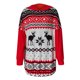 thumbnail image 5 of Sudadera holgada de manga larga con cuello redondo y costuras con capucha para mujer Pompotops gfhjh13031, 5 of 6