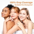 thumbnail image 7 of Blonde Brown Hair Dye Shampoo 3 in 1, Natural Hair Color Shampoo for 100% Gray Coverage, Brown Hair Colors in 10-15 mins, 16.9 Fl Oz, Paraben Free, Hypoallergenic, 7 of 7