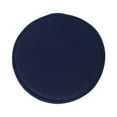 thumbnail image 1 of Cojín redondo para asiento de silla, cómodo, con relleno de esponja gruesa y antideslizante. Azul profundo, 1 of 9