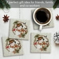 thumbnail image 2 of Thirstystone Winter Forest Snowman 4-Pack Tumbled Tile Coasters, 2 of 7