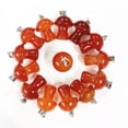 thumbnail image 3 of HOOUN 50pcs Natural Red Agate Stone Mushroom Pendants Prism Magic Wand Energy Amulet, 3 of 9