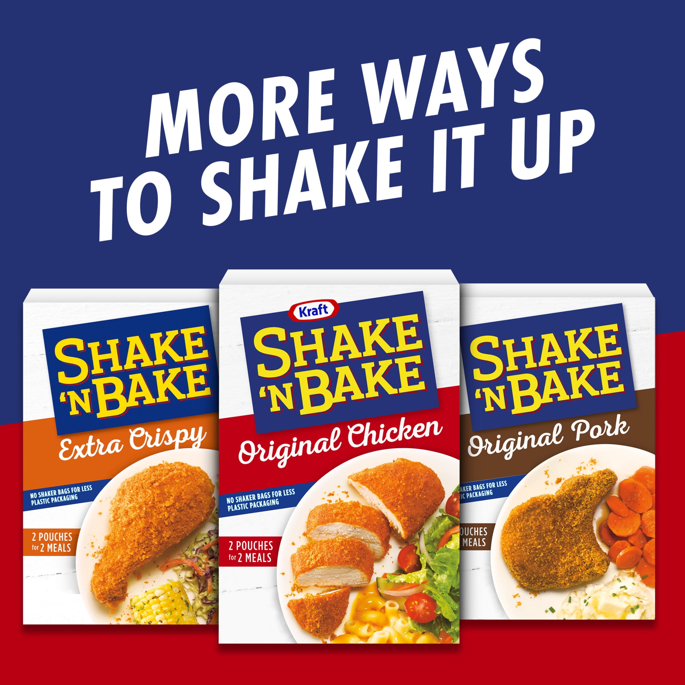 Shake 'N Bake Original Chicken Seasoned Coating Mix, 4.5 oz Box, 2