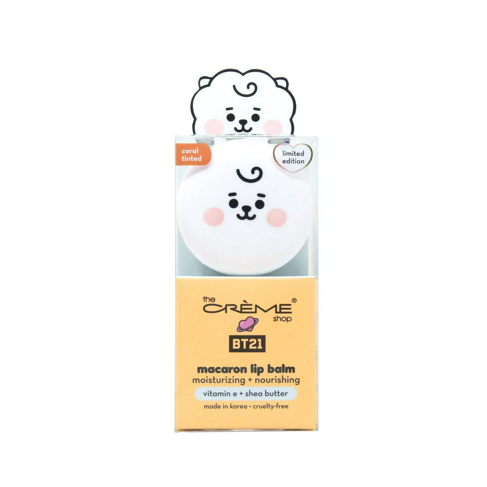 THE CREME SHOP x BT21 BABY Macaron Lip Balm - 6 Type for Choose