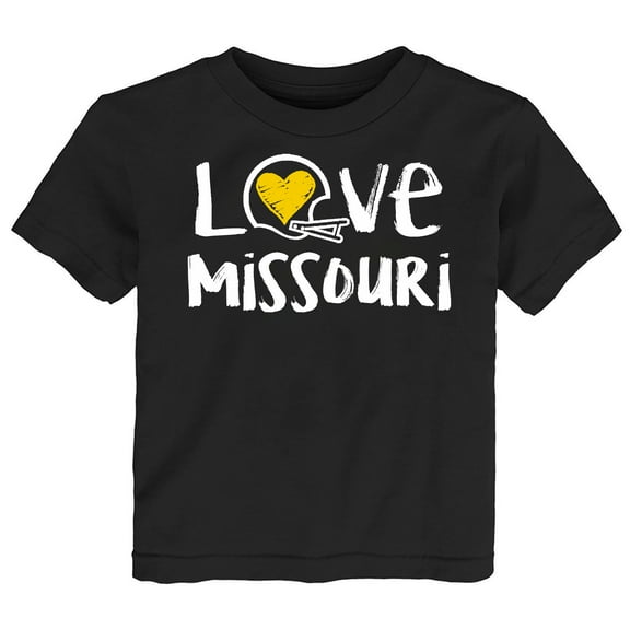 Future Tailgater Chalk Art Love Infant Toddler Youth T-Shirt for Missouri Fans