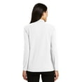 thumbnail image 2 of Port Authority Ladies Silk Touch Long Sleeve Polo, 2 of 5
