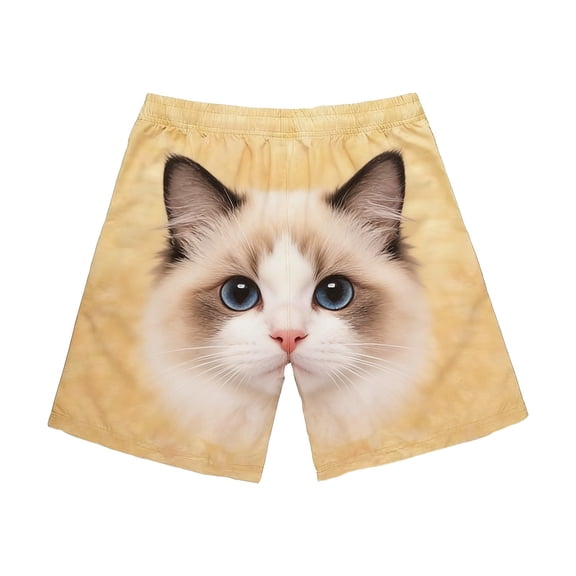 FUZHIQ Mens Shorts Casual Elastic Waist Boxer Shorts Classic-Fit Summer Beach Shorts Solid Splice Pocket,XXXXXL
