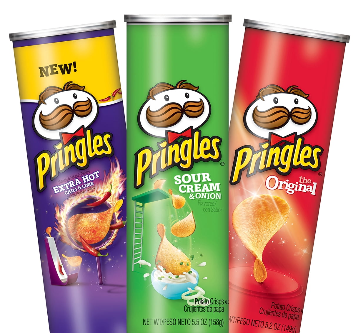 Pringles Hot Potato Stack Up The Flavors Bundle (Pick 3) - Walmart.com