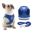 thumbnail image 1 of Dog Harness and Leash Set Reflective Adjustable Mesh Vest for Small Dogs Puppy Cats, 1 of 8