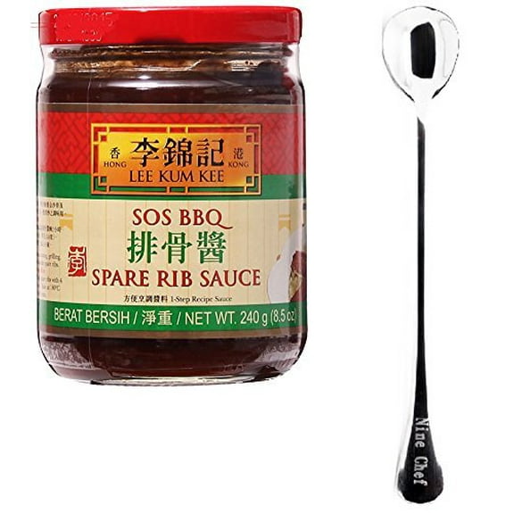 NineChef Bundle - Lee Kum Kee Sauce (Spare Rib Sauce (???) 4 Bottle)   1 NineChef Brand ChopStick