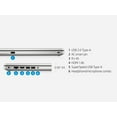 thumbnail image 3 of HP 17 Laptop, 17.3" IPS FHD Display, Intel Core i3-1115G4 Upto 4.1GHz, 8GB RAM, 2TB NVMe SSD, HDMI, Wi-Fi, Bluetooth, Windows 11 Home, 3 of 5