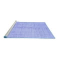 thumbnail image 2 of Ahgly Company Machine Washable Indoor Rectangle Oriental Blue Modern Area Rugs, 8' x 10', 2 of 4