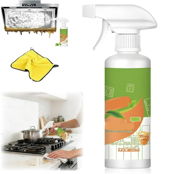 2026 New Electrolyzed Ion Kitchen Cleaner,Kitchen Appliance Cleaner,Natural Enzyme Cleaner, Multi Purpose Cleaner for Hold, Oven, Stove, Range Hood, Easy Cleaning Household Items