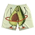 thumbnail image 5 of Goofa Avocado1 Printed Mens Swim Trunks Summer Quick Dry Short Beach Swimwear Bathing Suits-3X-Large, 5 of 9