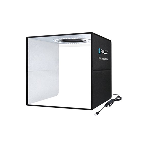 Light Box Photography Folding Photography Light, Portable Photography Tent, 25Cm Light Box with 6 Backrests, 12 Color Small Object Product Photography Photo Light Box