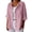 Sky Blue, variant on Women's Shirts Cotton Linen Tops Long-sleeved V Neck Shirts Rolled Cuffed Cotton Linen Tops for Women 3/4 Sleeve Button-down Front Button Down Shirts for Women Collared Loose Green S