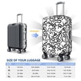 thumbnail image 6 of Xecao Hand Drawn Snake print Elastic Luggage Cover, with double-sided print , is perfect for travel, business, and daily use, 6 of 9