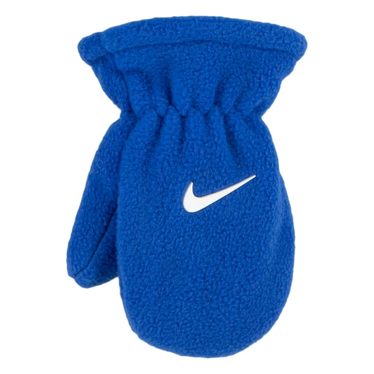 Nike Baby Boys Toddler Piece Hat Mittens Set New Fleece Chin