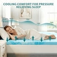 thumbnail image 3 of Beddle 3 Inch Full Size Cooling Gel Memory Foam Mattress Topper, Body Support & Pressure Relief, CertiPUR-US Certified, 3 of 7