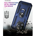 thumbnail image 5 of Phone Case for iPhone 14 Pro Case, [ Military Grade ] 15ft. Drop Tested Protective Case with Magnetic Car Mount Ring Holder Stand Cover for iPhone 14 Pro 6.1" - Blue, 5 of 12