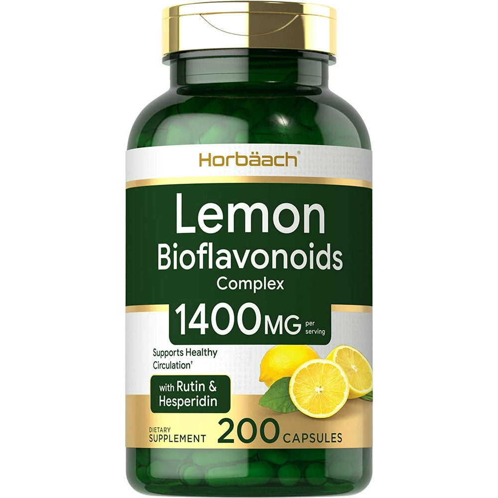 Lemon Bioflavonoids Complex 1400 mg 200 Capsules with Rutin and