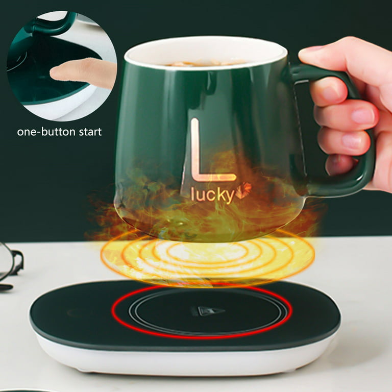 Electric Coffee Cup Warmer Mat with Mug
