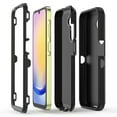 thumbnail image 6 of Xhy Samsung Galaxy A25 5G Case with Screen Protector Military Grade Heavy Duty Protection 3 in 1 Shockproof Armor Rugged Durable Detachable for Galaxy A25 5G Phone - Black, 6 of 6