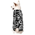 thumbnail image 1 of Fotbe Metallic Gears Sudadera con Estampado para Perros Pequeños – Suéter con Capucha para Mascotas, Tela Suave de Forro Polar con Bolsillo-Small, 1 of 7